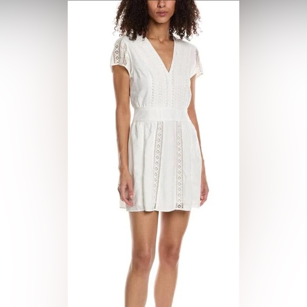 The Kooples White Lace Mini Dress 2